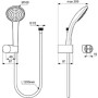 Ideal Standard Idealrain Handbrauseset (chrom)