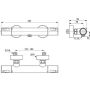 Sistema de duche Ideal Standard Ceratherm T25 (cromado)