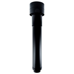 Conduta de telhado Wolf DN160 com isolamento, L:1159mm, preto, para CWL