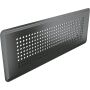 Grille de sol Wolf 350x130 mm en acier inoxydable pour système de canaux flexibles 50x100, pour CWL