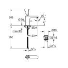 Bateria umywalkowa Grohe Get Joy z wyciąganym odpływem