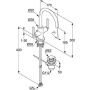 Kludi NOVA FONTE PURISTIC Waschtisch Armatur, Zweigriff, mattschwarz