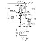 Grohe Allure Waschtisch Armatur, L-Size, hoher Auslauf, warm sunset gebürstet