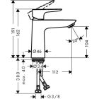 Hansgrohe TALIS E 110 Grifería para lavabo, sin...