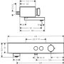 Hansgrohe Wannenthermostat SHOWERTABLET SELECT 400, Aufputz, DN 15 chrom