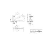 Robinetterie dévier V&B COMO SWITCH, acier inoxydable