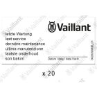 Autocollants dentretien Vaillant, (x20)