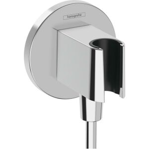 Hansgrohe FixFit S, raccord mural avec support de douche chromé