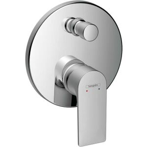 Conjunto pronto a montar Hansgrohe Rebris E, misturadora de banheira, cromada oculta