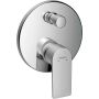 Hansgrohe Fertigmontageset Rebris E, Wannenmischer, Unterputz chrom, mit integrierter Sicherheitskombination