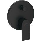 Hansgrohe Rebris E finish set, bath mixer, matt black...