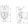 Bomba de circulación de calefacción Grundfos ALPHA2, tipo 15-40,