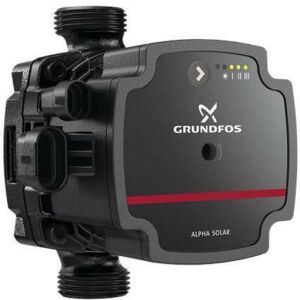 "Grundfos" cirkuliacinis siurblys "ALPHA Solar", valdomas elektroniniu būdu, PN 10, 130 mm, tipas 15-75 Rp 1/2