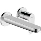 Hansgrohe 2-hole basin mixer Rebris S, concealed, for...