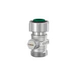 Simplex radiator single ball valve EXCLUSIV, nickel...