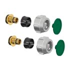 Simplex radiator connection set A3, nickel plated, 14 x 2 mm