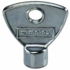 Simplex radiator bleed key, square, nickel-plated metal, 5mm