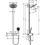 Hansgrohe Showerpipe 260 2jet PULSIFY, z termostatem prysznicowym, chrom