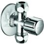 Schell Eckventil COMFORT 1/2" chrom mit 2 Abgängen 3/8"