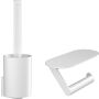 Ensemble de toilette Hansgrohe WallStories, blanc mat