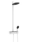 Hansgrohe Showerpipe 260 2jet PULSIFY, με θερμοστάτη ντους λευκό ματ