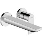 Hansgrohe Mitigeur de lavabo encastré 2 trous Rebris E, pour montage mural, chromé