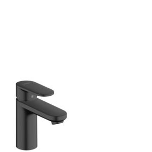 Hansgrohe VERNIS Blend 100 basin mixer, without pop-up waste, matt black