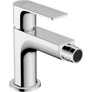 Hansgrohe Rubinetteria per bidet Rebris E, con scarico a tirante in metallo, cromo