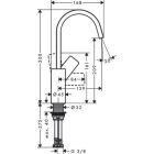 Hansgrohe VIVENIS 210 Waschtischmischer, ohne...