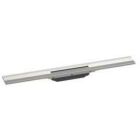 Hansgrohe RainDrain Flex shower channel, can be shortened, wall-mounted, 700 mm, brushed stainless steel