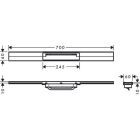 Canaleta de ducha RainDrain Flex de Hansgrohe, acortable,...