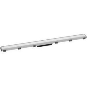 Hansgrohe RainDrain Match shower channel, with height-adjustable frame 1000mm matt white