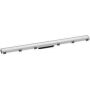 Hansgrohe RainDrain Match shower channel, with height-adjustable frame 1000mm matt white