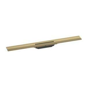 Hansgrohe Duschrinne RainDrain Flex, kürzbar, Wandmontage 800mm brushed bronze