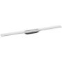 Caniveau de douche RainDrain Flex de Hansgrohe, raccourcissable, montage libre 900 mm blanc mat