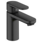 Hansgrohe VERNIS Blend Μίξερ νιπτήρα 100, CoolStart, με αναδυόμενο απόβλητο, μαύρο ματ