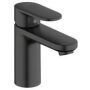 Hansgrohe VERNIS Blend misturadora de lavatório 100, CoolStart, com descarga de emergência, preto mate