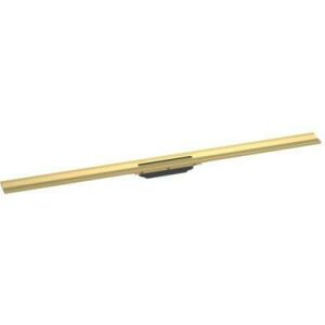 Hansgrohe RainDrain Flex shower channel, can be shortened, wall mounting 1200 mm polished gold