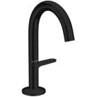 Hansgrohe Waschtischmischer Select 140 AXOR ONE, mit Push-Open Ablaufgarnitur 1 1/4" mattschwarz