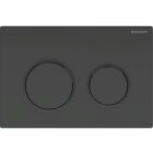 Geberit actuator plate Omega20, plate and buttons black,...