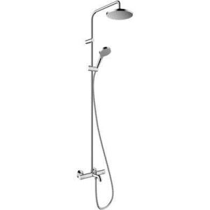 Hansgrohe Showerpipe VERNIS Blend 200 1jet, mit Wannenthermostat EcoSmart chrom