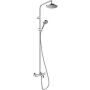 Hansgrohe Showerpipe VERNIS Blend 200 1jet, with EcoSmart bath thermostat, chrome