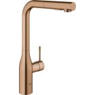 Grohe ESSENCE sink mixer, L-spout hot sunset brushed