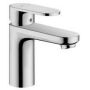 Hansgrohe VERNIS washbasin mixer 100, with pop-up waste set, metal chrome