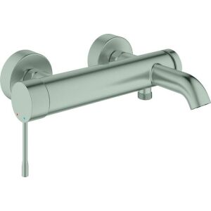 Grohe ESSENCE Badearmatur, Aufputz, supersteel