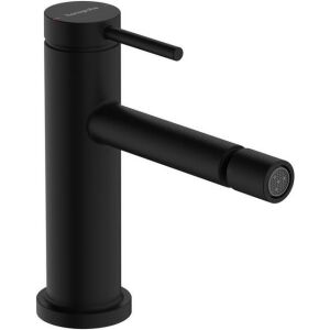 Hansgrohe Tecturis S bidet mixer, with pop-up waste, 148mm projection, matt black