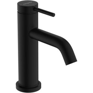 Mitigeur de lavabo Hansgrohe Tecturis S, ComfortZone 80, avec tirette, CoolStart, noir mat