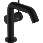 Mitigeur de lavabo Hansgrohe Tecturis S, Fine CooStart, saillie 130 mm, tirette noir mat