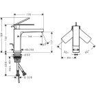 Hansgrohe Tecturis E 110 misturadora de lavatório,...