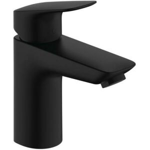 Hansgrohe Logis basin mixer 100, with PushOpen waste set, matt black